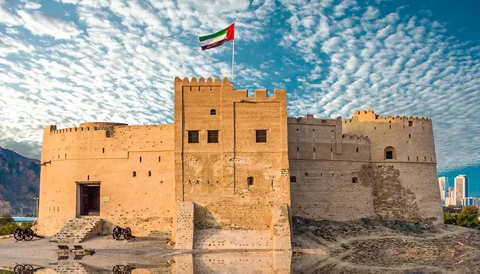 Things to do in Fujairah showing beaches, forts, mountains, and snorkeling spots